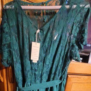 Size 24 Green Women's Dress
